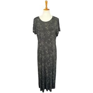 NWT Vintage Y2K 90s Witchy Whimsical Whimsigoth Goth Dark Romantic Maxi Dress